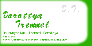 dorottya tremmel business card